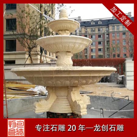 崇武石雕噴泉廠(chǎng)家 大型石雕噴泉制作