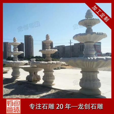 石雕水缽生產(chǎn)廠(chǎng)家 定做蓮花石雕水缽